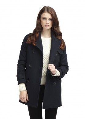 2Картинка Пальто-бушлат Original Montgomery Womens Bridge Coat Navy