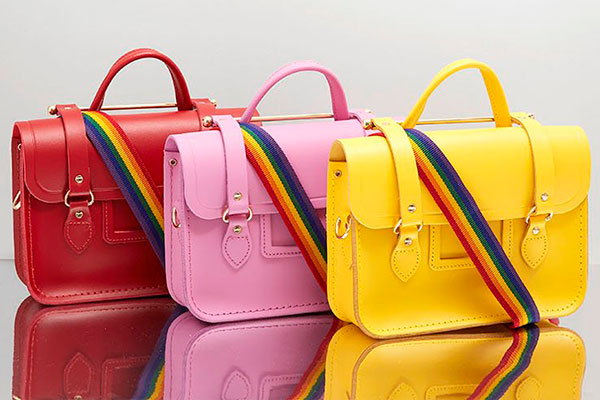 Цветные сумки Satchel