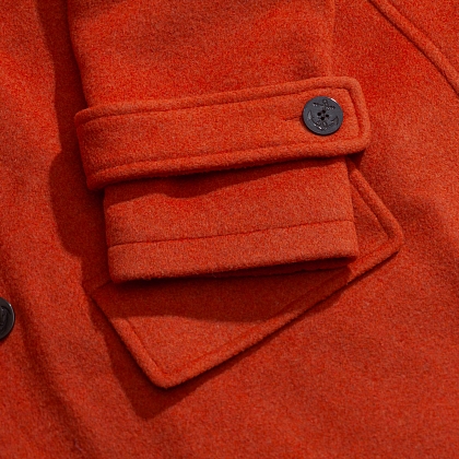 5Картинка Пальто-бушлат Original Montgomery Teddy Pea Coat Orange