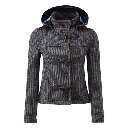 Женское пальто-дафлкот Original Montgomery Short Mayfair Knitted Charcoal