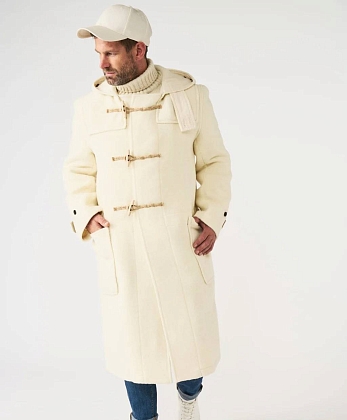1Картинка Пальто-дафлкот Original Montgomery Teddy Extra Long White
