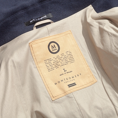 Пальто-бушлат Original Montgomery Teddy Pea Coat Navy