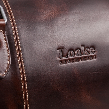 Loake Burghley Overnight Bag Brown