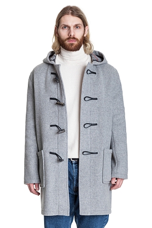 Пальто-дафлкот London Tradition Joseph Pearl Grey