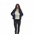 Женское пальто-дафлкот Original Montgomery Short Mayfair Knitted Indigo