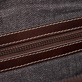 Loake Thyne Wash Bag Olive Waxy