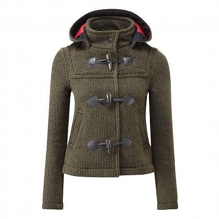 Женское пальто дафлкот Womens Mayfair Knitted Duffle Olive