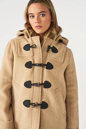 3Картинка Пальто-дафлкот Original Montgomery Womens Long Elysian Classic Luxury Herringbone Camel