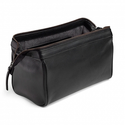 4Картинка Loake Thames Wash Bag Black