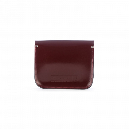 3Картинка Mini Satchel Patent Oxblood Red