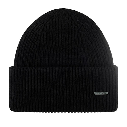 1Картинка Шапка Stetson Beanie Wool Black