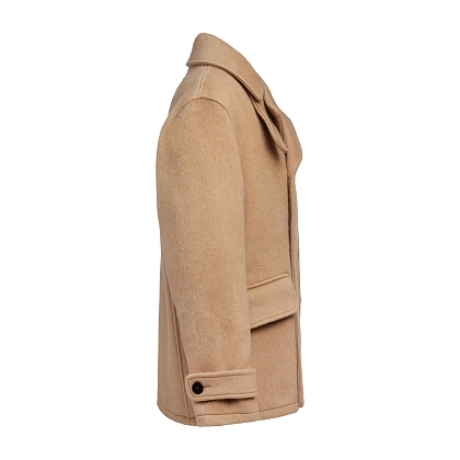 3Картинка Пальто-бушлат Original Montgomery Teddy Pea Coat Camel/Tan
