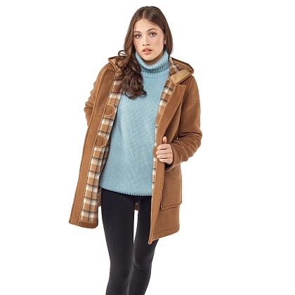 1Картинка Пальто-дафлкот Womens Abberley Mid Length Horn Toggles Camel