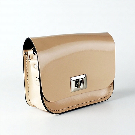 Samll Pixie Bag Patent Naked Taupe