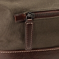 Loake Thyne Wash Bag Olive Waxy