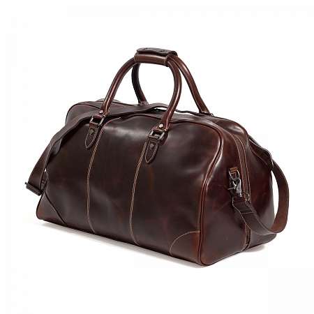 Loake Burghley Overnight Bag Brown