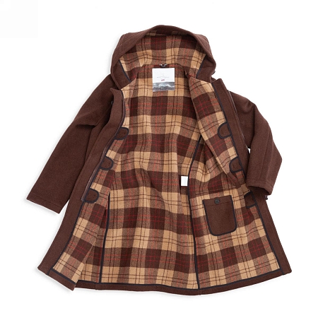 Женское пальто-дафлкот Original Montgomery Classic Duffle Coat Brown