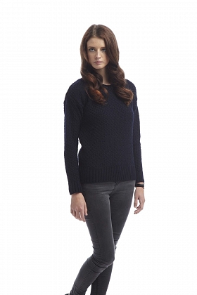 2Картинка Womens Boatneck Sweater Navy