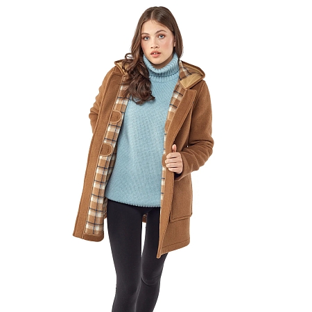 Пальто-дафлкот Womens Abberley Mid Length Horn Toggles Camel