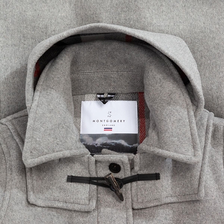 Женское пальто-дафлкот Original Montgomery London Duffle Coat Pearl Gray