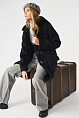 Пальто-дафлкот Original Montgomery Womens Long Elysian Classic Luxury Herringbone Black