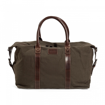 1Картинка  Loake Balmoral Weekend Bag Olive Waxy
