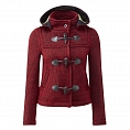 Женское пальто-дафлкот Original Montgomery Short Mayfair Knitted Red