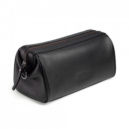 Loake Thames Wash Bag Black