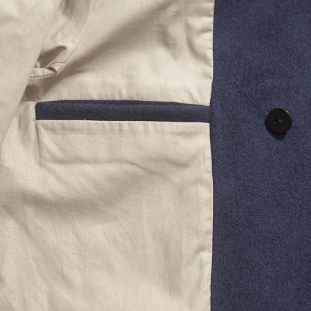 Пальто-бушлат Original Montgomery Teddy Pea Coat Navy