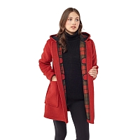 Картинка Пальто-дафлкот Womens Abberley Mid Length Horn Toggles Burnt Orange