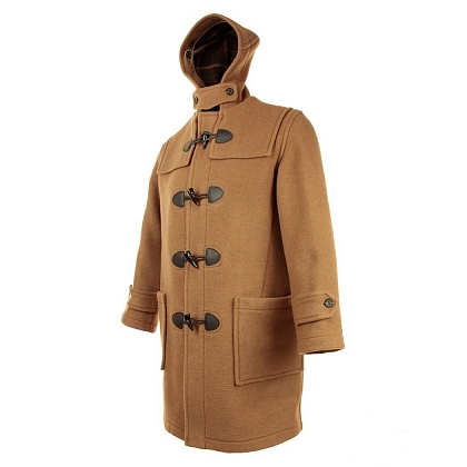 5Картинка Пальто-дафлкот British Duffle Long Duffle Coat Camel