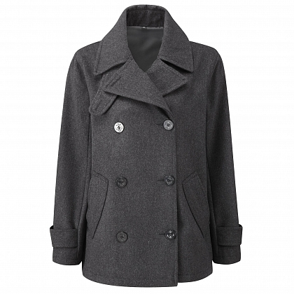 1Картинка Женское пальто-бушлат Original Montgomery Pea Coat Charcoal