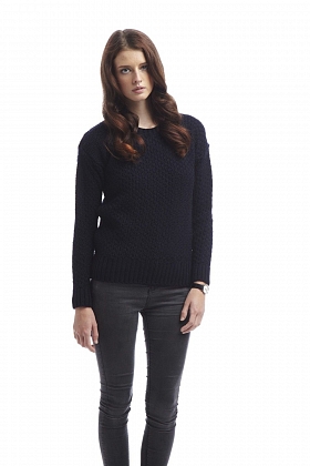 3Картинка Womens Boatneck Sweater Navy