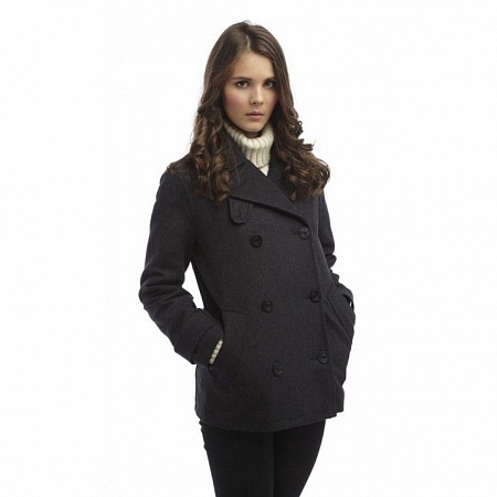Женское пальто-бушлат Original Montgomery Pea Coat Charcoal