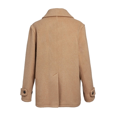Пальто-бушлат Original Montgomery Teddy Pea Coat Camel/Tan