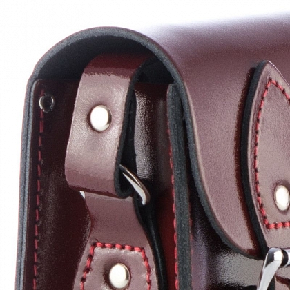 4Картинка Mini Satchel Patent Oxblood Red