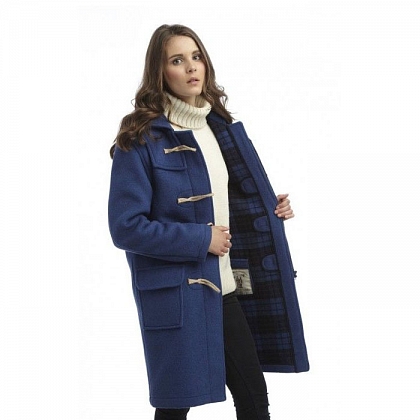 4Картинка Original Montgomery Womens Wooden Toggle Duffle Coat ROYAL BLUE