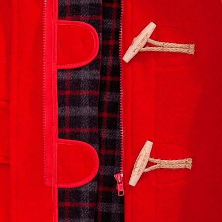 Женское пальто-дафлкот Original Montgomery Wooden Toggles Red