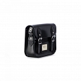 Mini Satchel Patent Pitch Black
