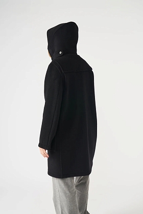 3Картинка Пальто-дафлкот Original Montgomery Womens Long Elysian Classic Luxury Herringbone Black