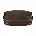 Loake Thyne Wash Bag Olive Waxy