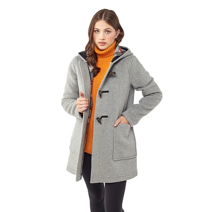 1Картинка Пальто-дафлкот Womens Abberley Mid Length Horn Toggles Pearl Grey