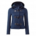 Женское пальто-дафлкот Original Montgomery Short Mayfair Knitted Indigo