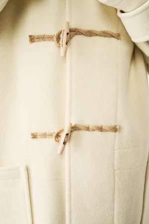 Пальто-дафлкот Original Montgomery Teddy Extra Long White