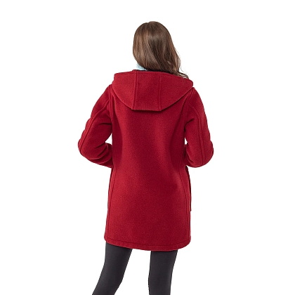 5Картинка Пальто-дафлкот Womens Abberley Mid Length Horn Toggles Burgundy
