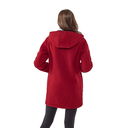 Пальто-дафлкот Womens Abberley Mid Length Horn Toggles Burgundy