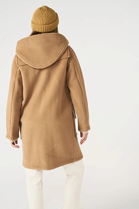 5Картинка Пальто-дафлкот Original Montgomery Womens Long Elysian Classic Luxury Herringbone Camel