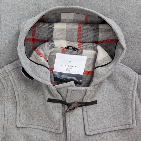 Original Montgomery Classic Duffle Coat Pearl Gray