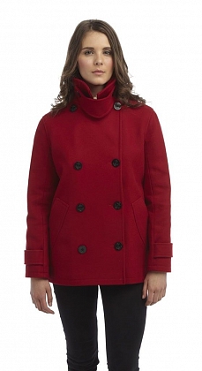 2Картинка Пальто-бушлат Original Montgomery Lined Pea Coat Red