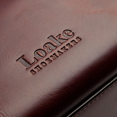 Loake Thames Wash Bag Burgundy